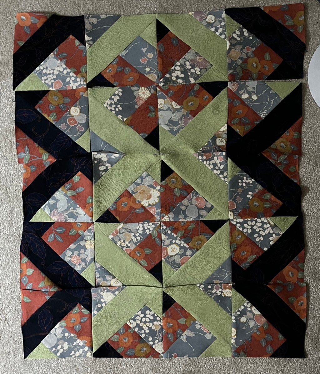 Kimono patchwork is hard to&nbsp;sew!